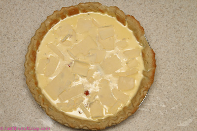 Bacon & Cheddar Quiche-4
