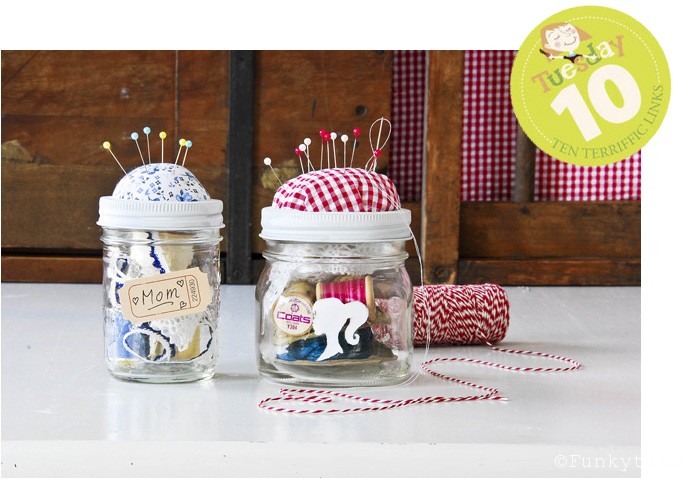 DIY Sewing Kit Gift in a Jar