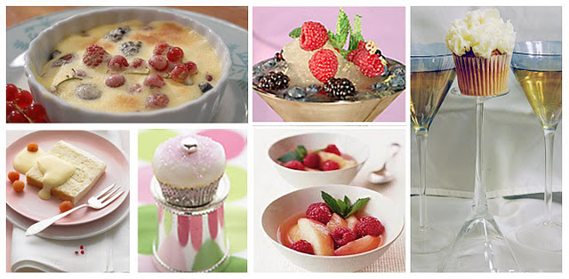 champagne desserts