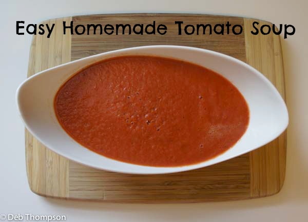 Easy Homemade Tomato Soup #cookclassico