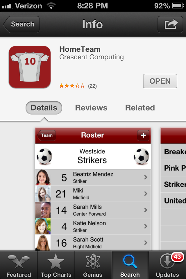HomeTeam App