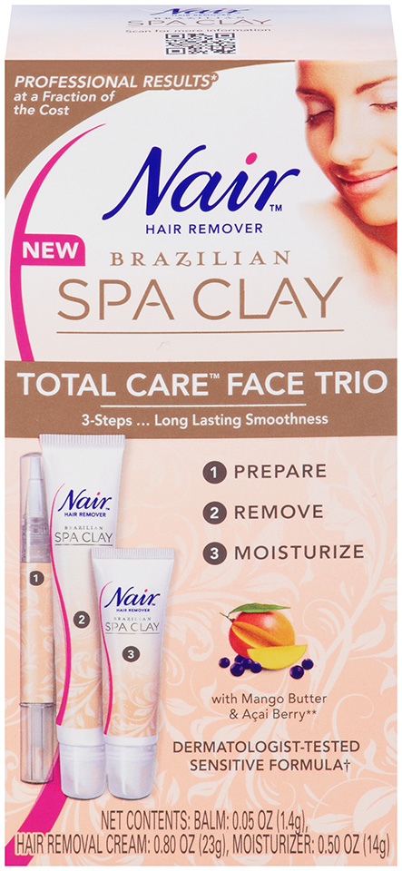Nair Brazilian Spa Clay Face Trio