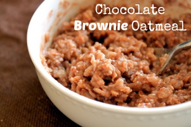 chocolate brownie oatmeal