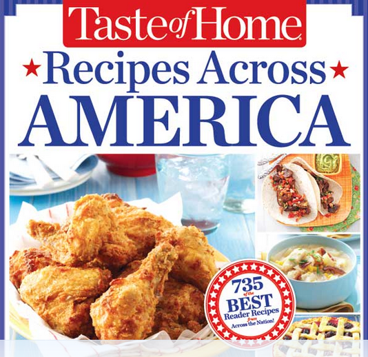 Taste of Home Recipes Across America Cookbook
