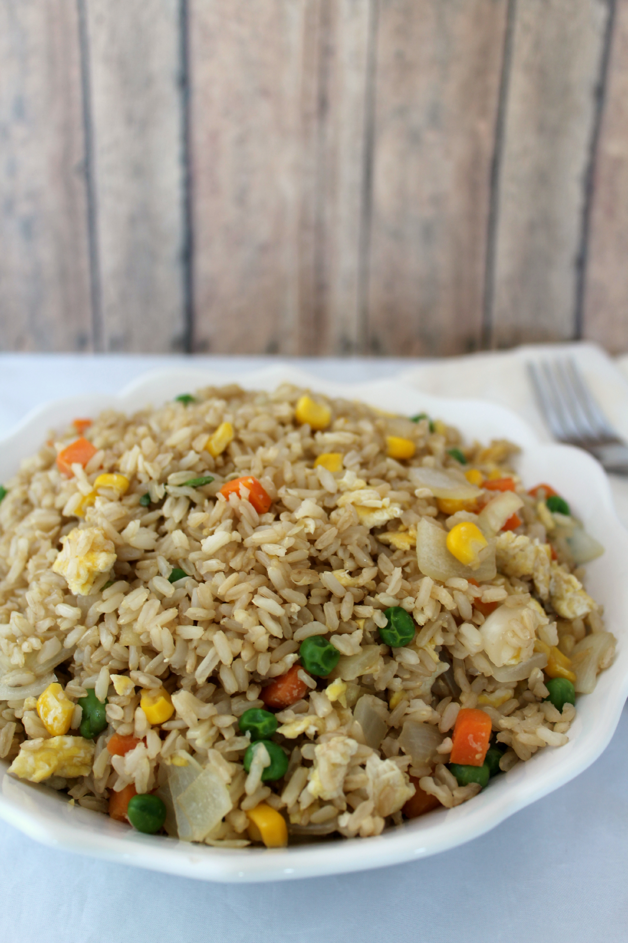 Easy Weeknight Fried Rice Recipe - Just Short of Crazy