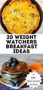 20 Weight Watchers Breakfast Ideas - Low Points - Just Short of Crazy