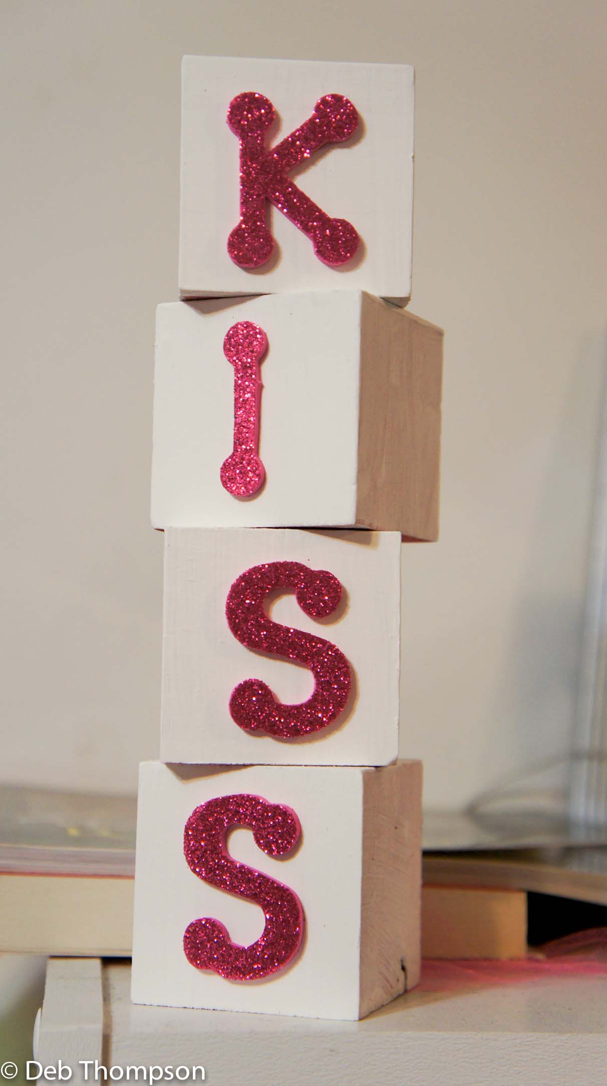 DIY Wooden Valentine Blocks | Cute And Easy Valentine Decorations To DIY