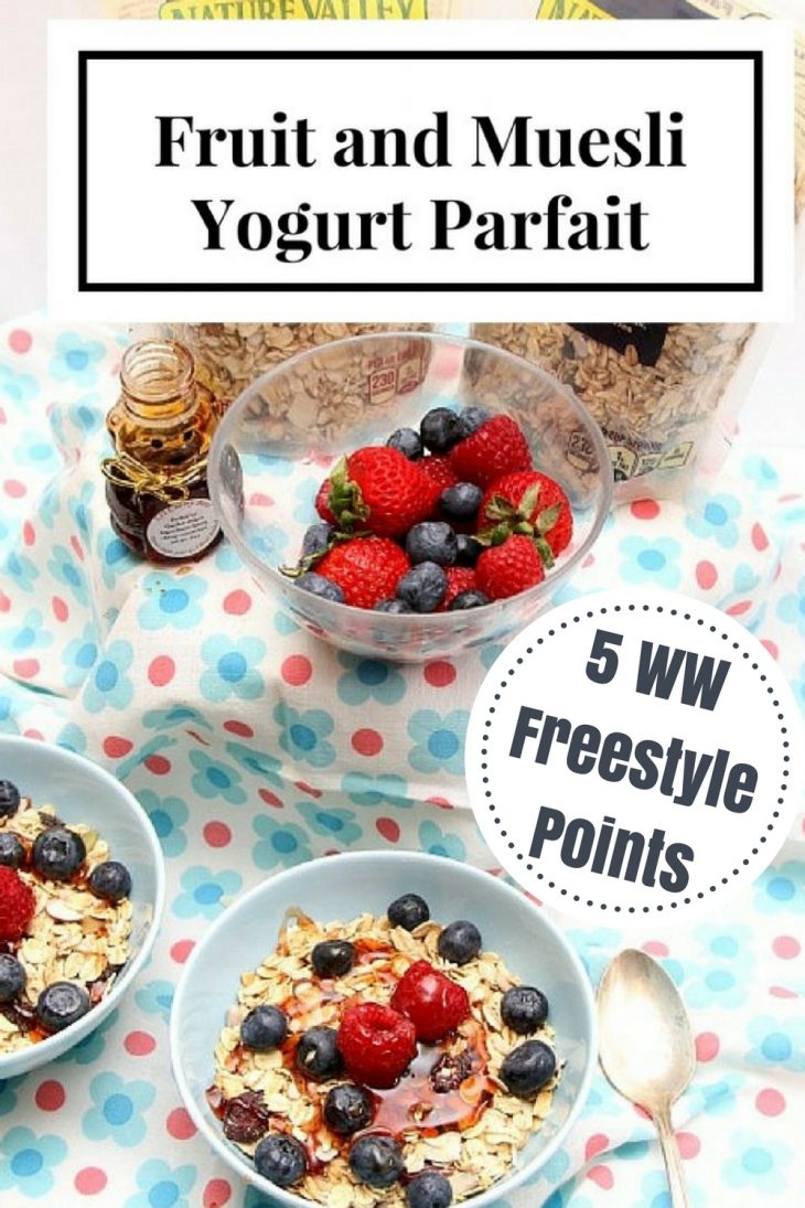Weight Watchers Yogurt Parfait