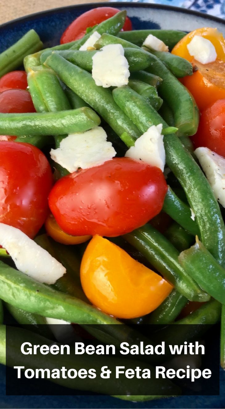 Green Bean Salad with Tomatoes  Feta Recipe  Just Short of Crazy