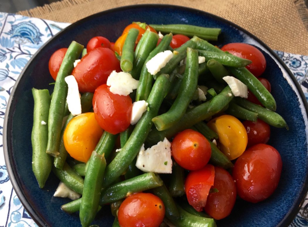 Green Bean Salad with Tomatoes & Feta Recipe