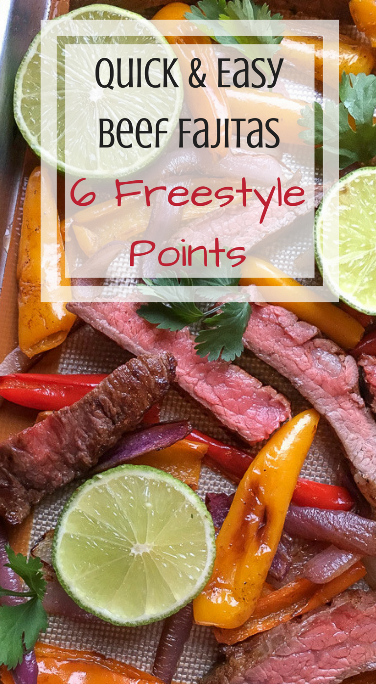 Quick & Easy Beef Fajitas – 6 Freestyle Points